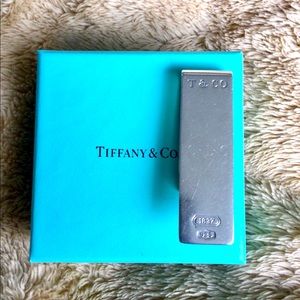 Tiffany sterling silver money clip
